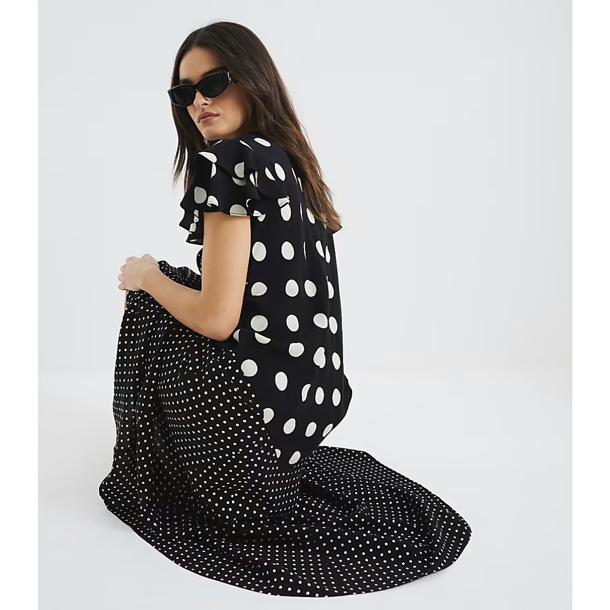 River Island Ruffle Maxi Dress, €92