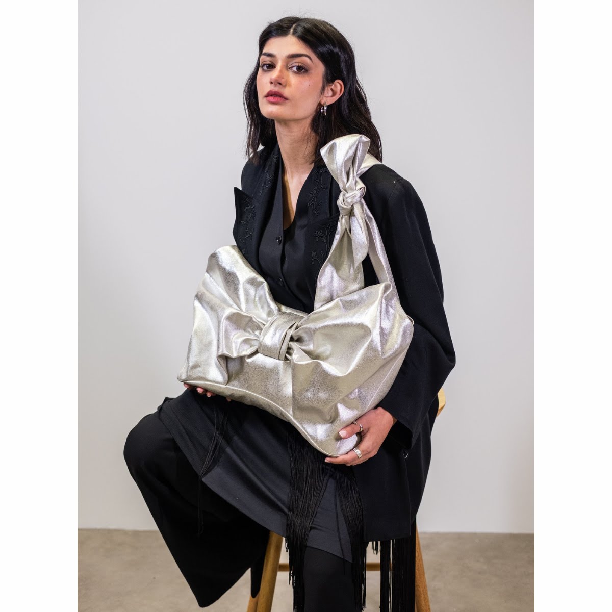 August Night Large Bow Crossbody, €295