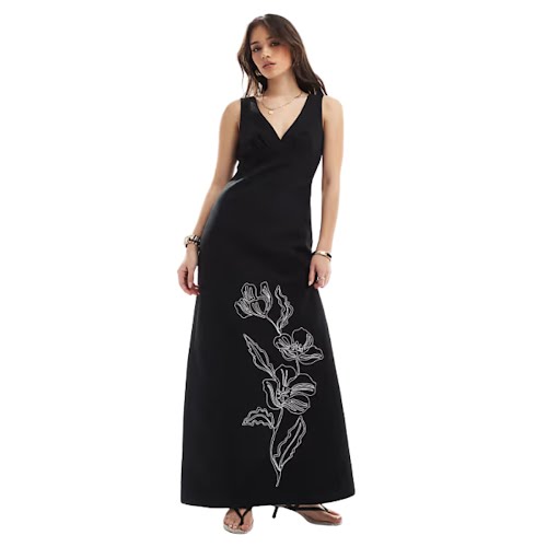 4th & Reckless Linen Maxi Dress, €84.99