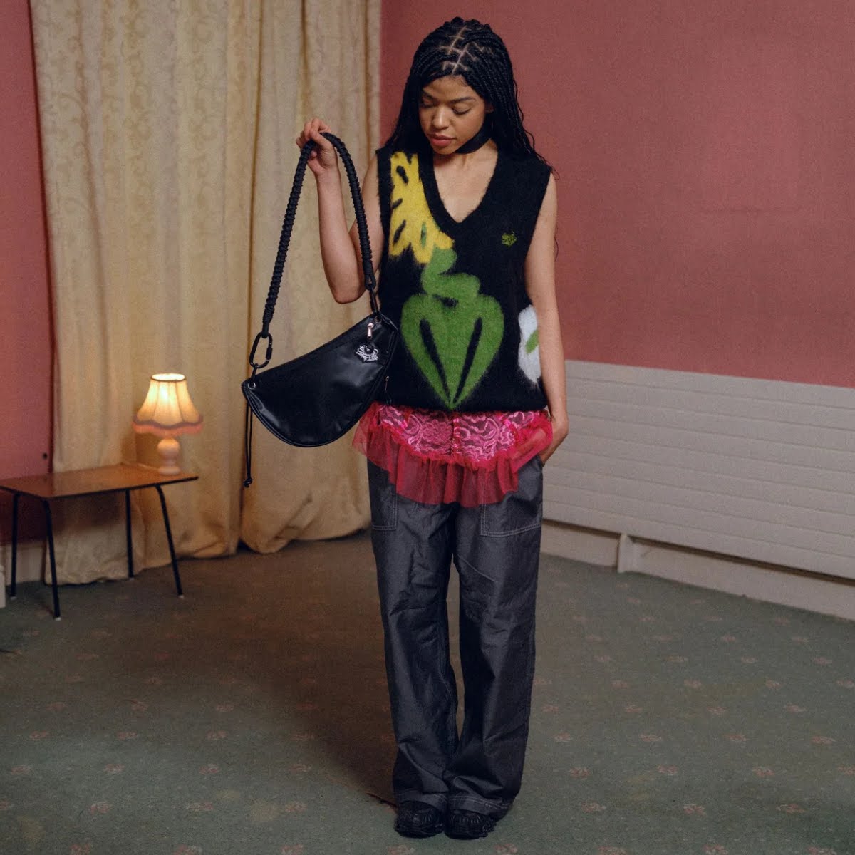 Seeking Judy Black Waterproof Mini Sling, €55