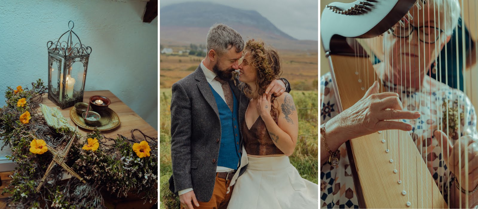 Real Weddings: Lucy and Matt’s utterly unique nuptials in Co Donegal