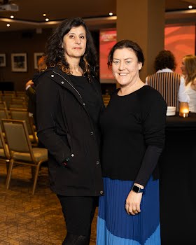 Leonie Kerins and Sandrine Morin