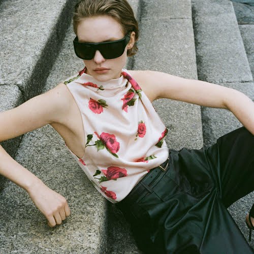 Floral Satin Blouse, €39.99