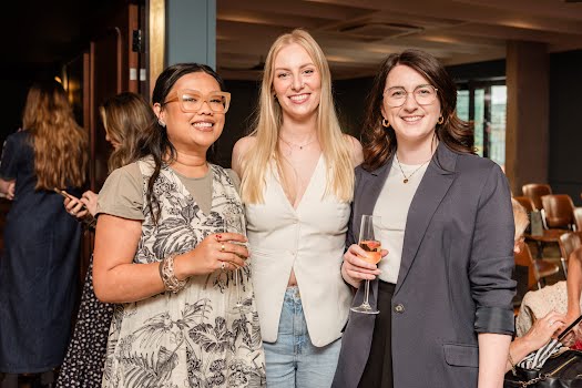 Jeannine Rey, Ellen Egan and Olwyn Hanley