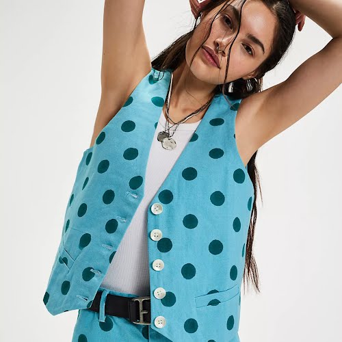 SZ Blockprints Polka Dot Suit Vest, €156..64